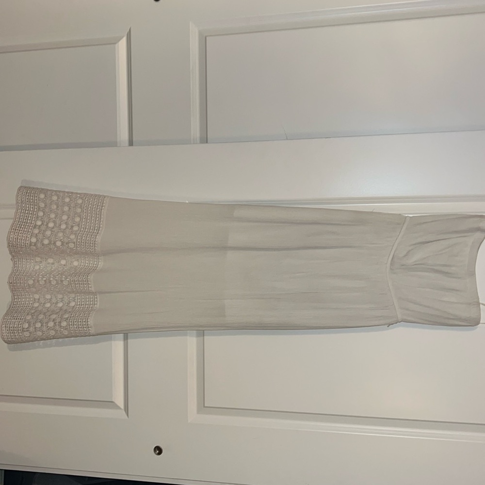 Xs strapless white dress